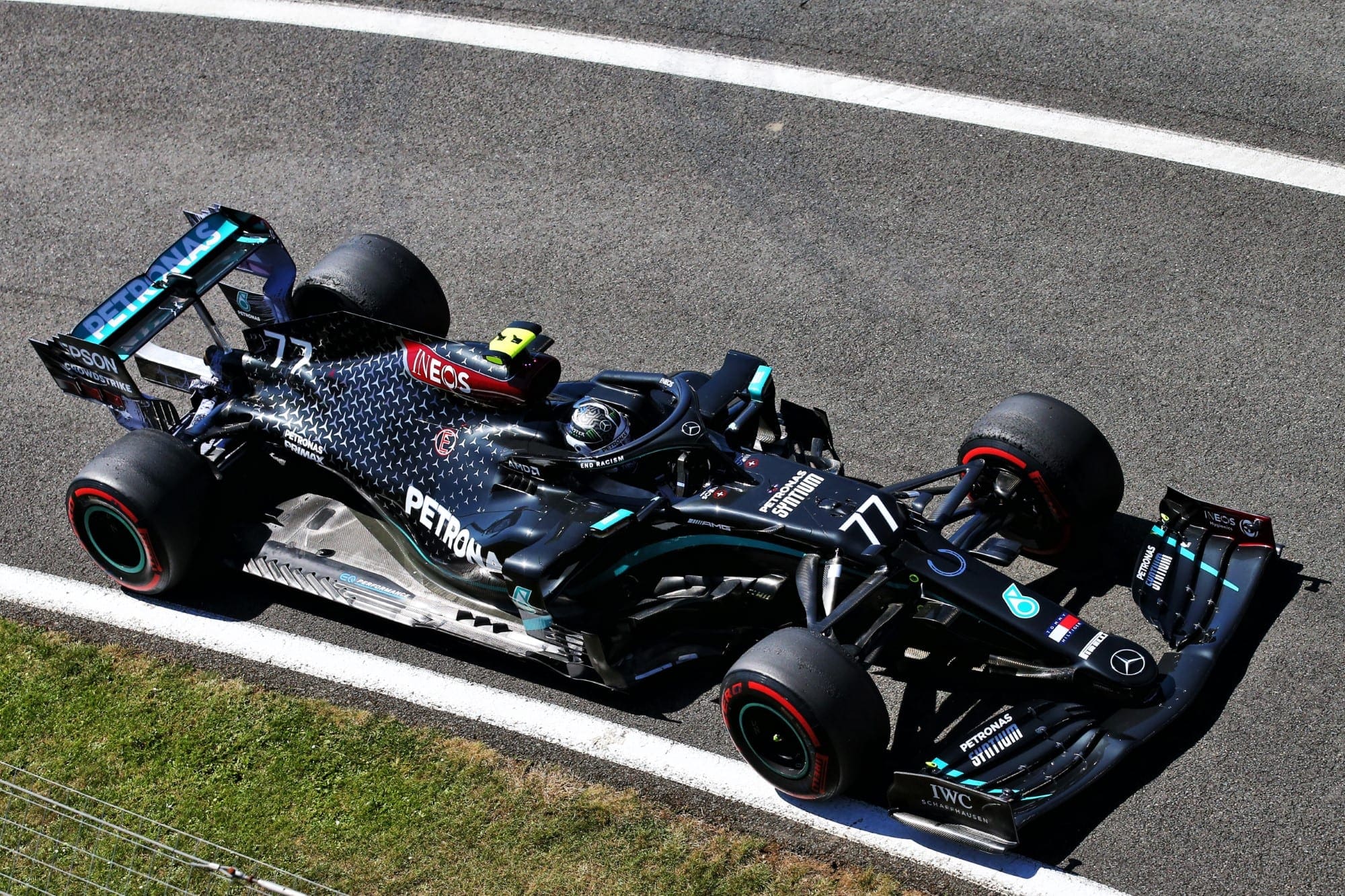 Galeria: confira as imagens dos treinos desta sexta-feira para o GP dos 70 Anos da F1 Valtteri Bottas (Mercedes) GP dos 70 Anos da F1 2020 - Silverstone