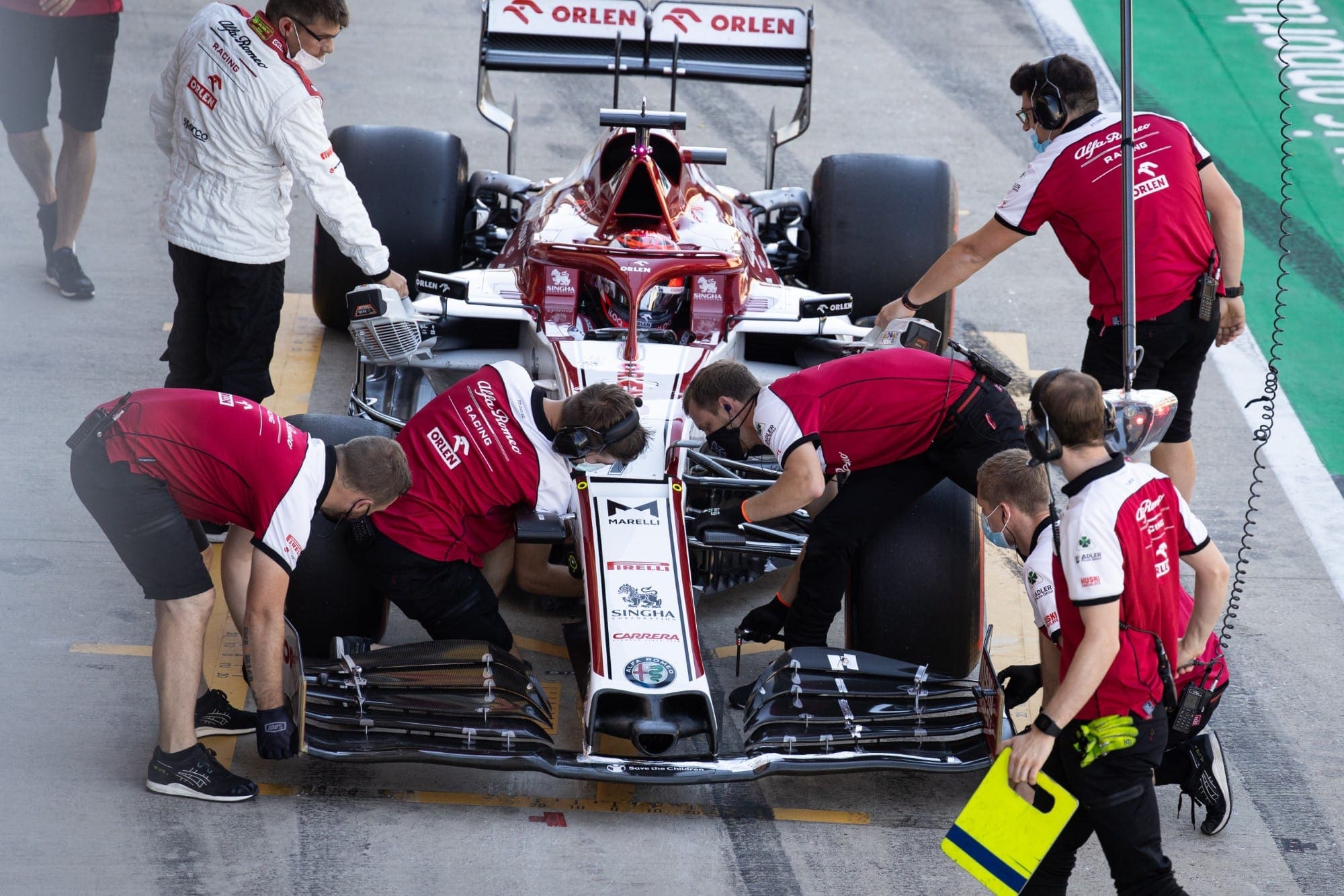 Galeria: confira as imagens dos treinos desta sexta-feira para o GP dos 70 Anos da F1 Kimi Raikkonen (Alfa Romeo) GP dos 70 Anos da F1 2020 - Silverstone