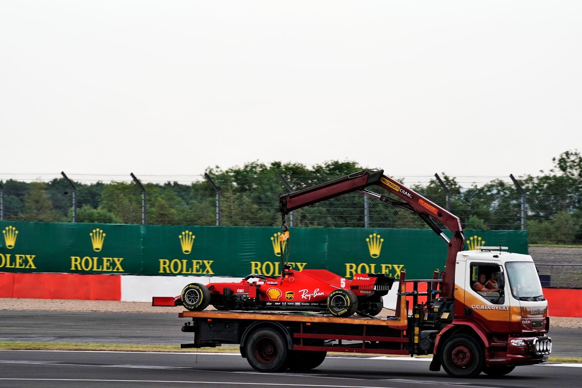 Galeria: confira as imagens dos treinos desta sexta-feira para o GP dos 70 Anos da F1 Sebastian Vettel (Ferrari) GP dos 70 Anos da F1 2020 - Silverstone