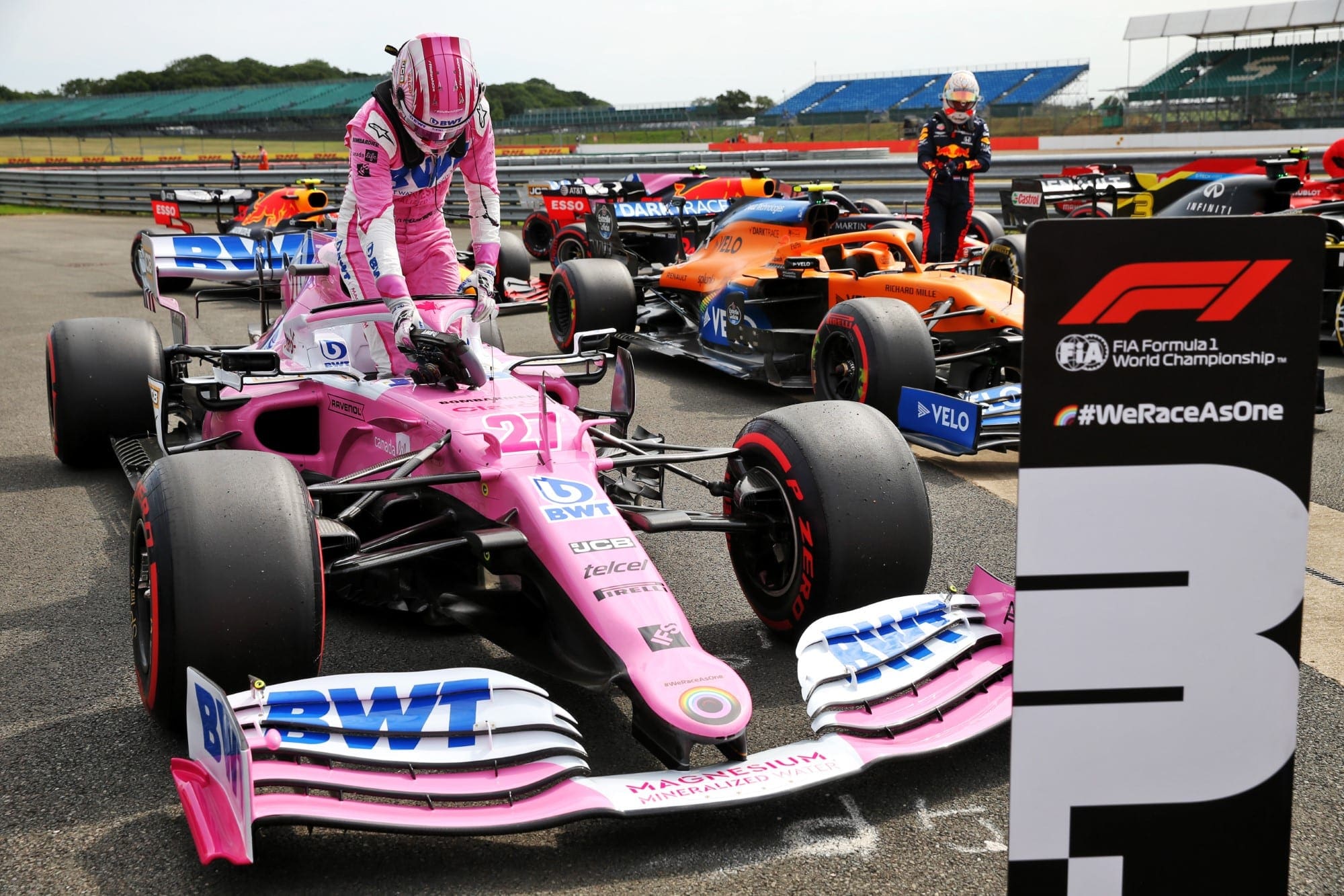 Galeria: confira as imagens da qualificação para o GP dos 70 Anos da F1