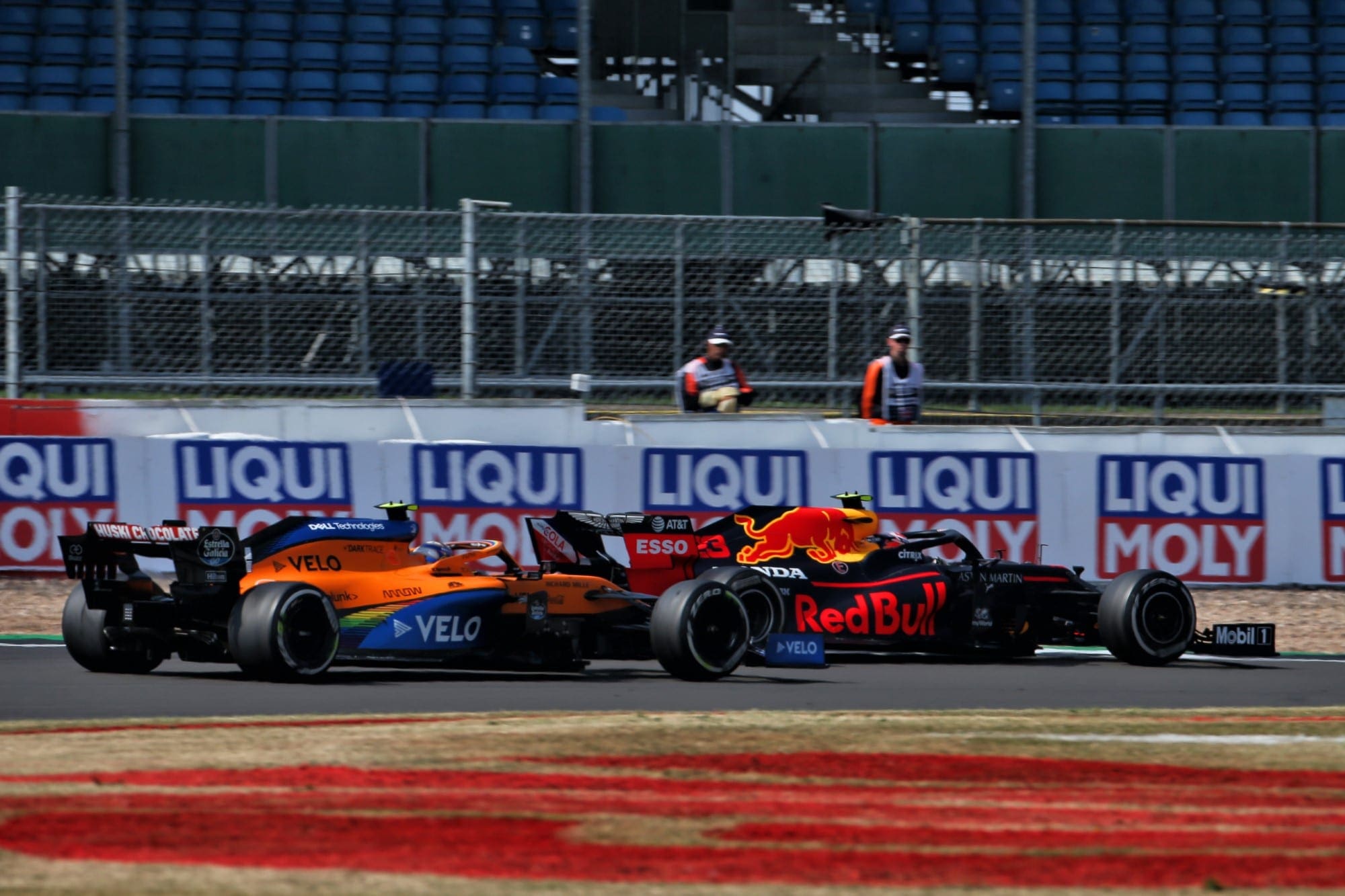 Galeria: confira as imagens do GP dos 70 Anos da F1 Alexander Albon e Lando Norris - GP dos 70 Anos da F1