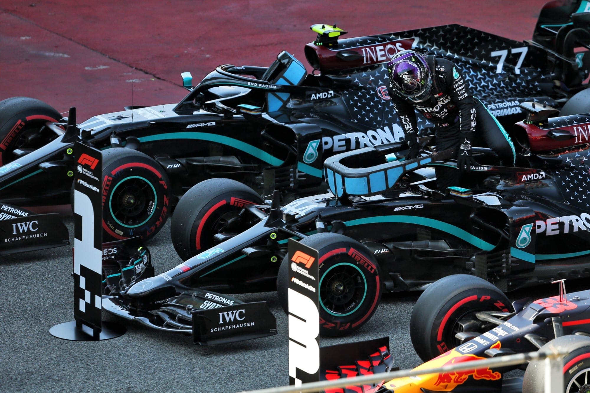 Bottas, Hamilton e Verstappen - GP da Espanha 2020 de F1