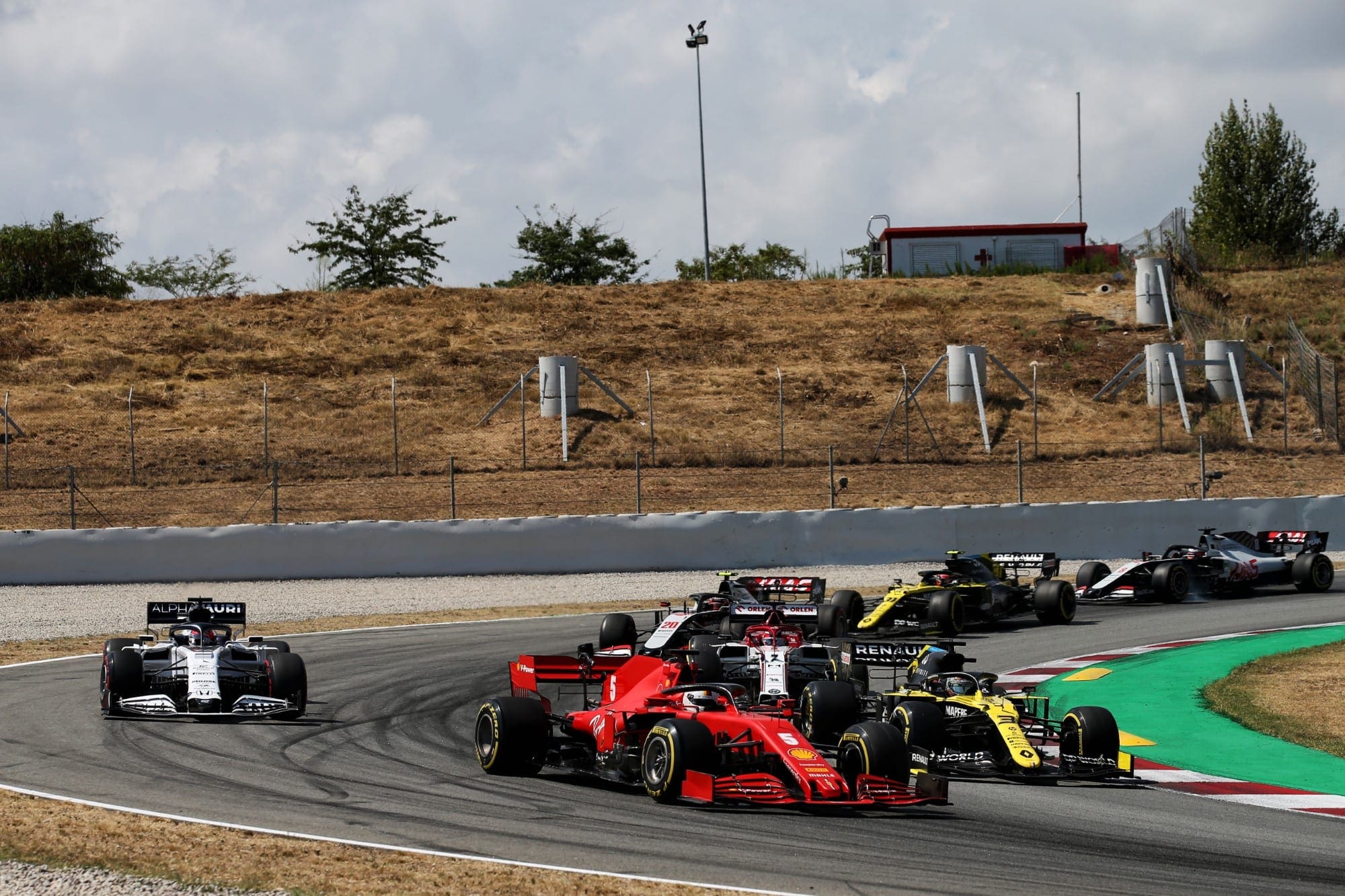 Galeria: confira as imagens do Grande Prêmio da Espanha de F1 Sebastian Vettel (Ferrari) GP da Espanha F1 2020