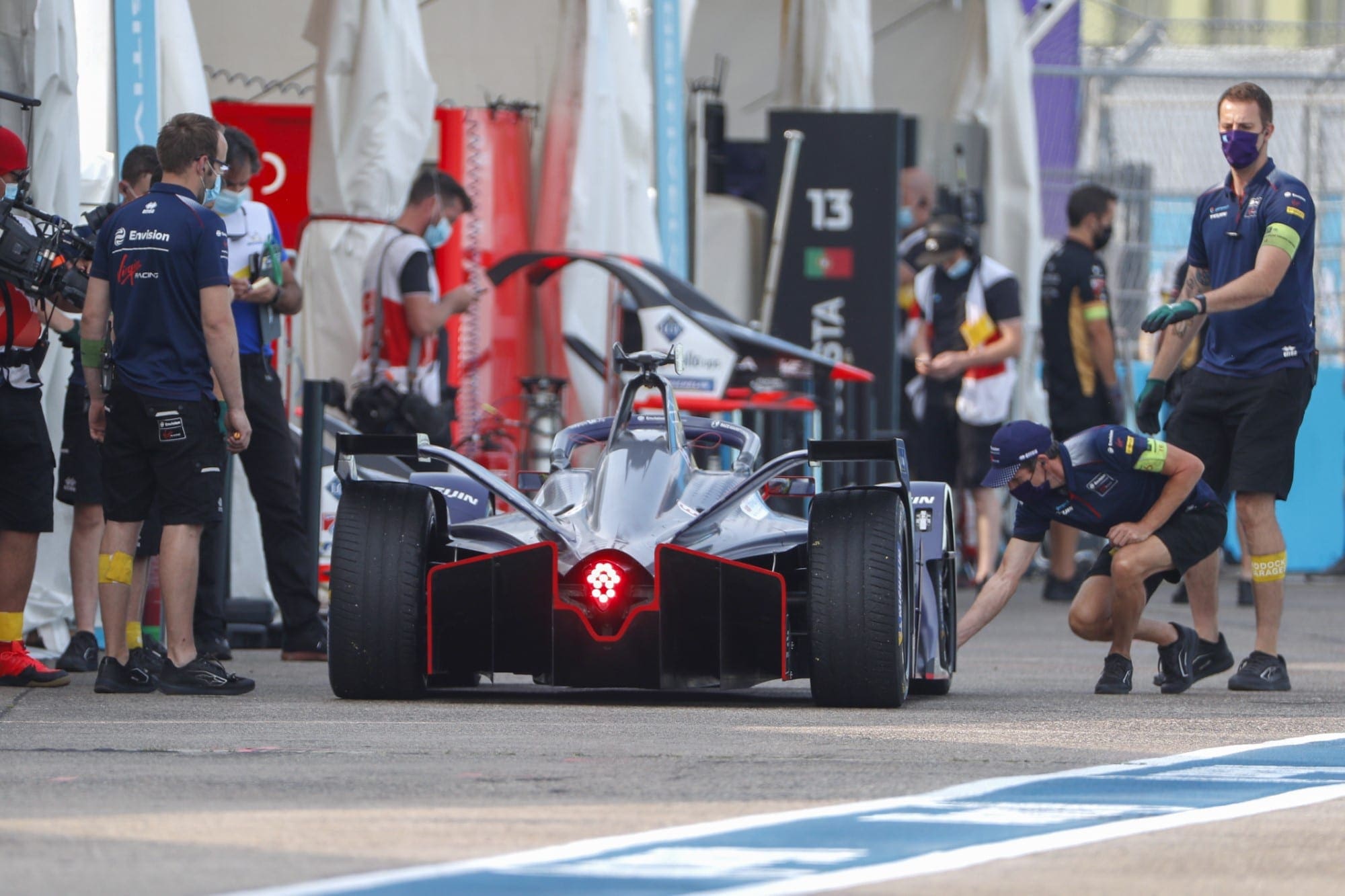 Galeria: confira as imagens da quarta corrida da decisão da Fórmula E Robin Frijns (Virgin) ePrix de Berlim 4 2020