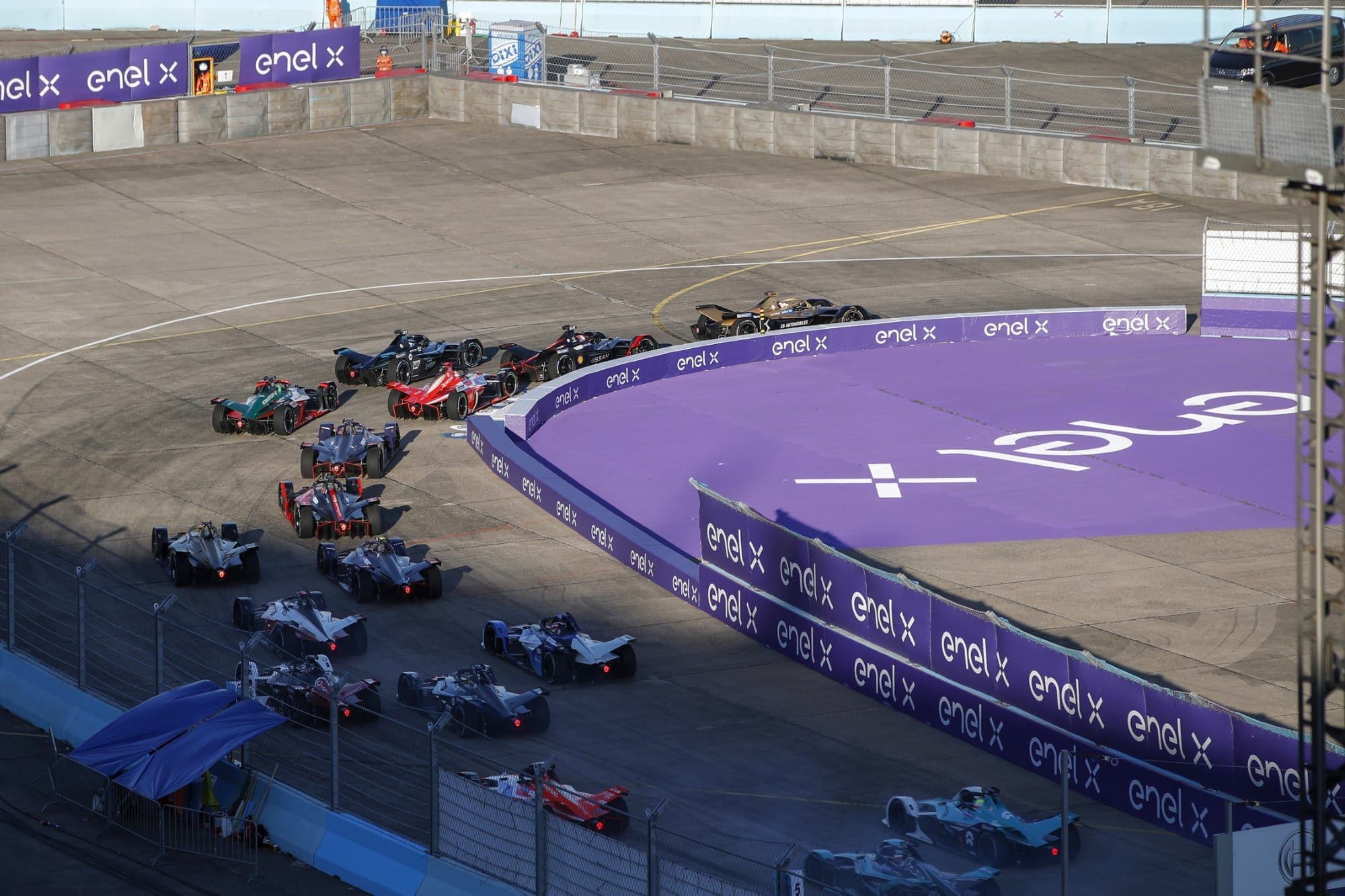 Largada - ePrix de Berlim 2020
