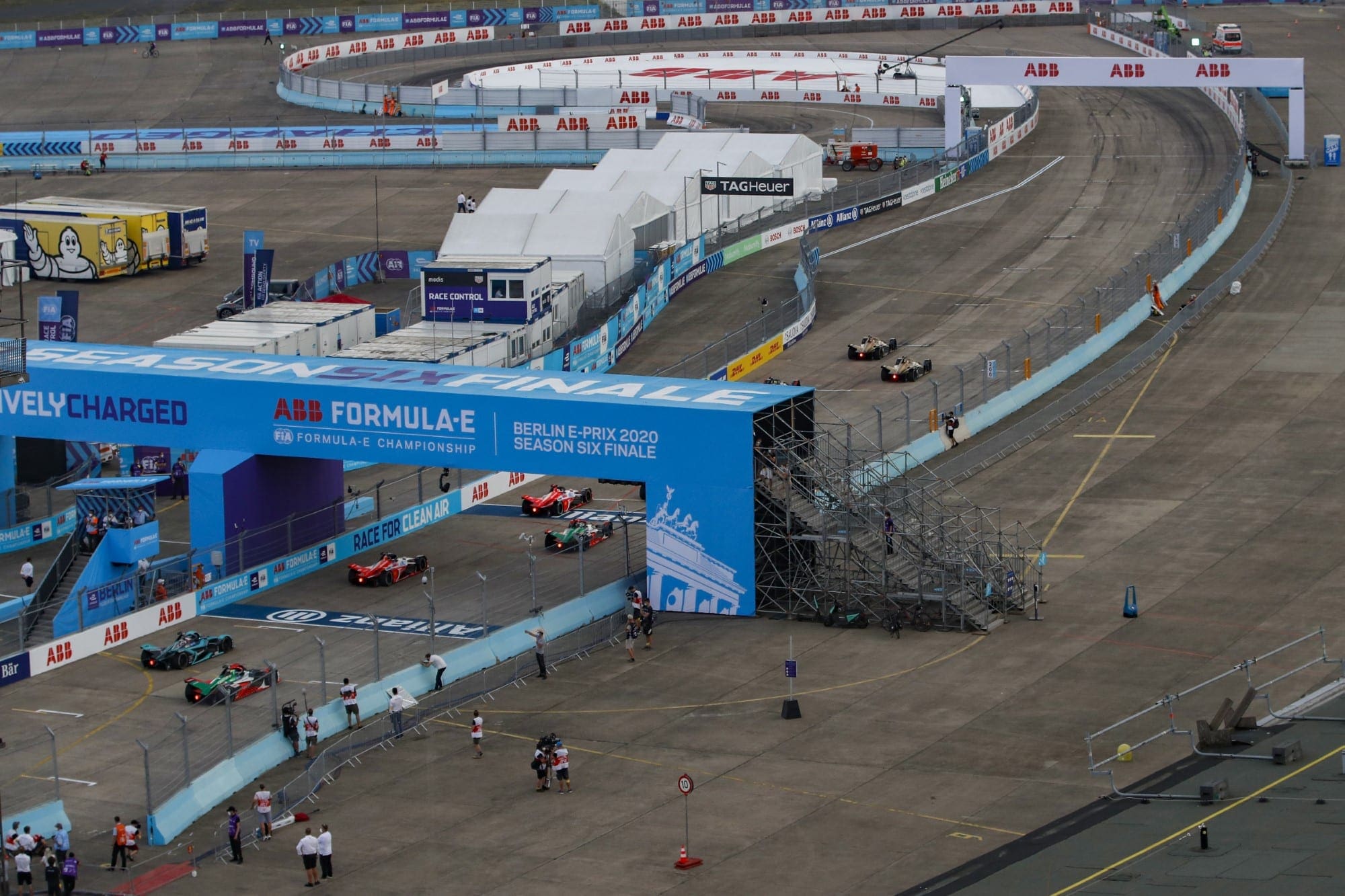 Galeria: confira as imagens da quarta corrida da decisão da Fórmula E Largada - ePrix de Berlim 4 2020