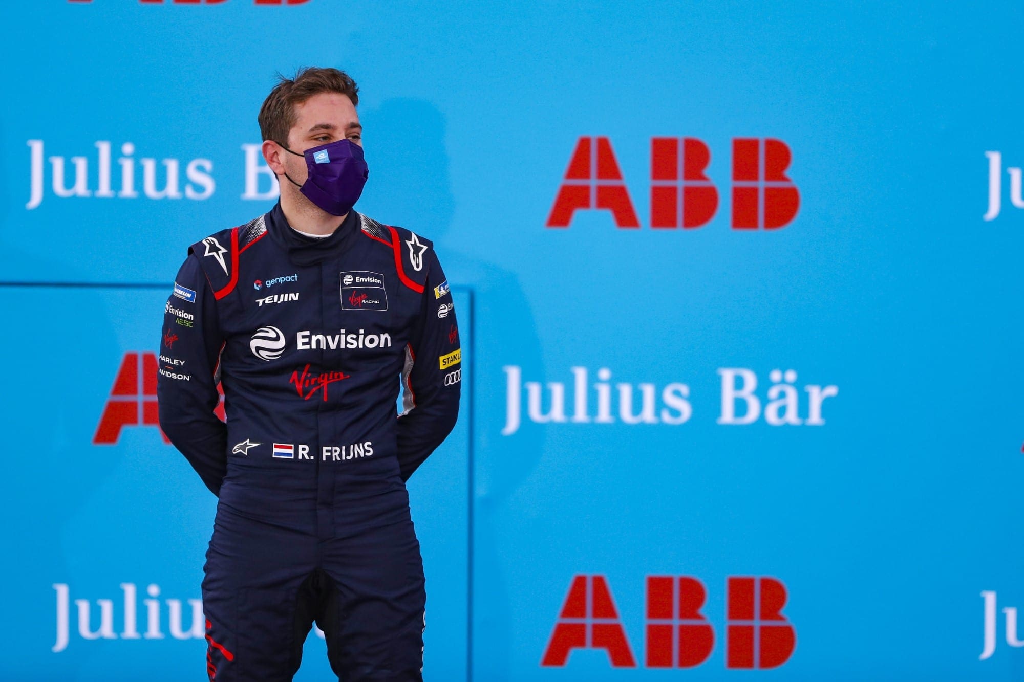 Frijns comemora renovação com Virgin na Fórmula E: “Minha segunda casa” Robin Frijns (NLD), Envision Virgin - ePrix de Berlim 6 2019-20