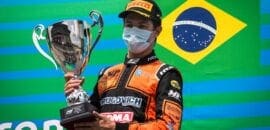Felipe Drugovich comemora segunda vitória em sua temporada de estreia na Fórmula 2