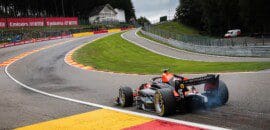 Felipe Drugovich larga na terceira fila do grid da Fórmula 2 na Bélgica
