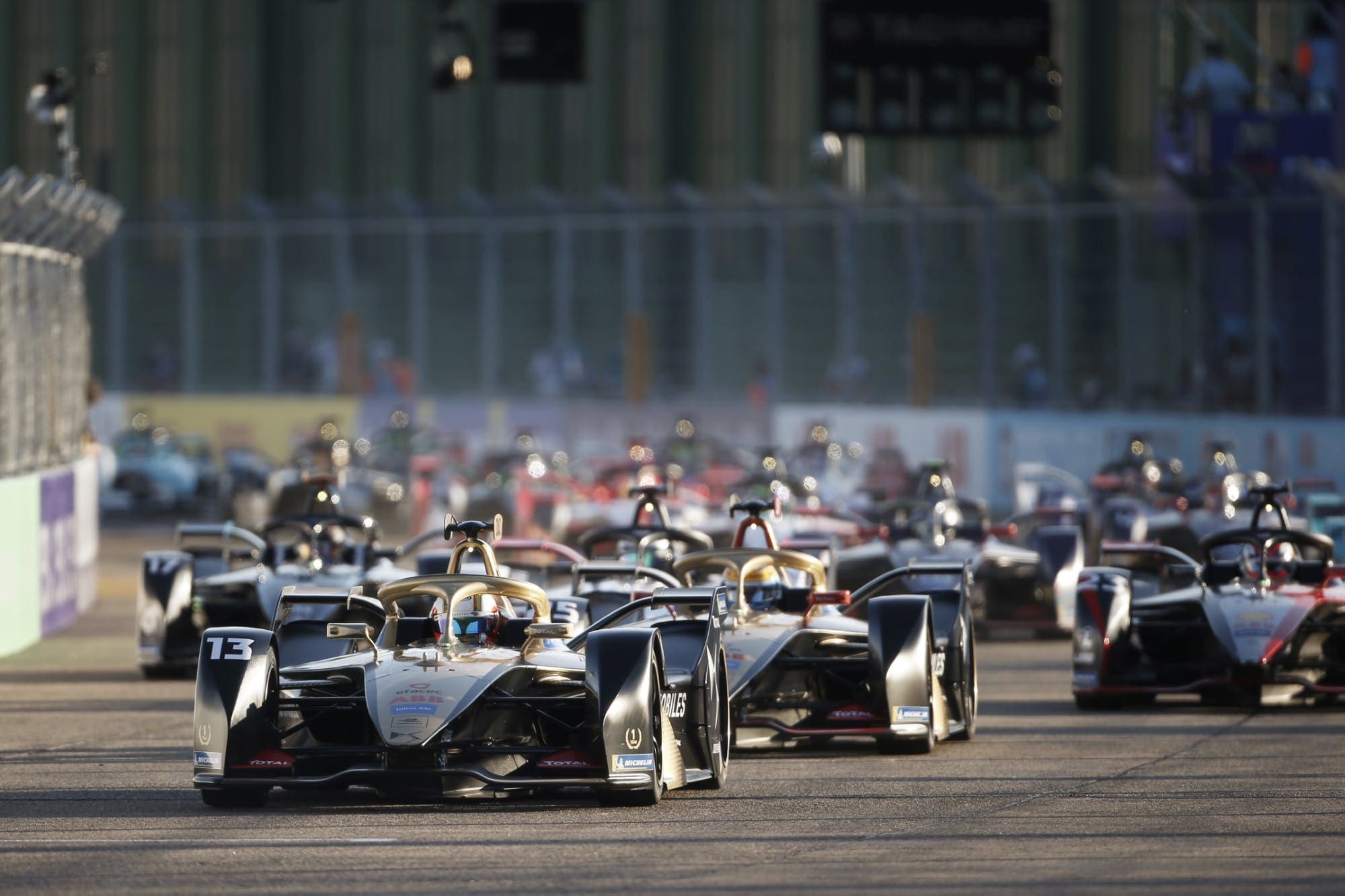 Largada - ePrix de Berlim 2020