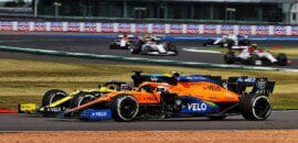 Norris reclama dos pneus Pirelli em Silverstone