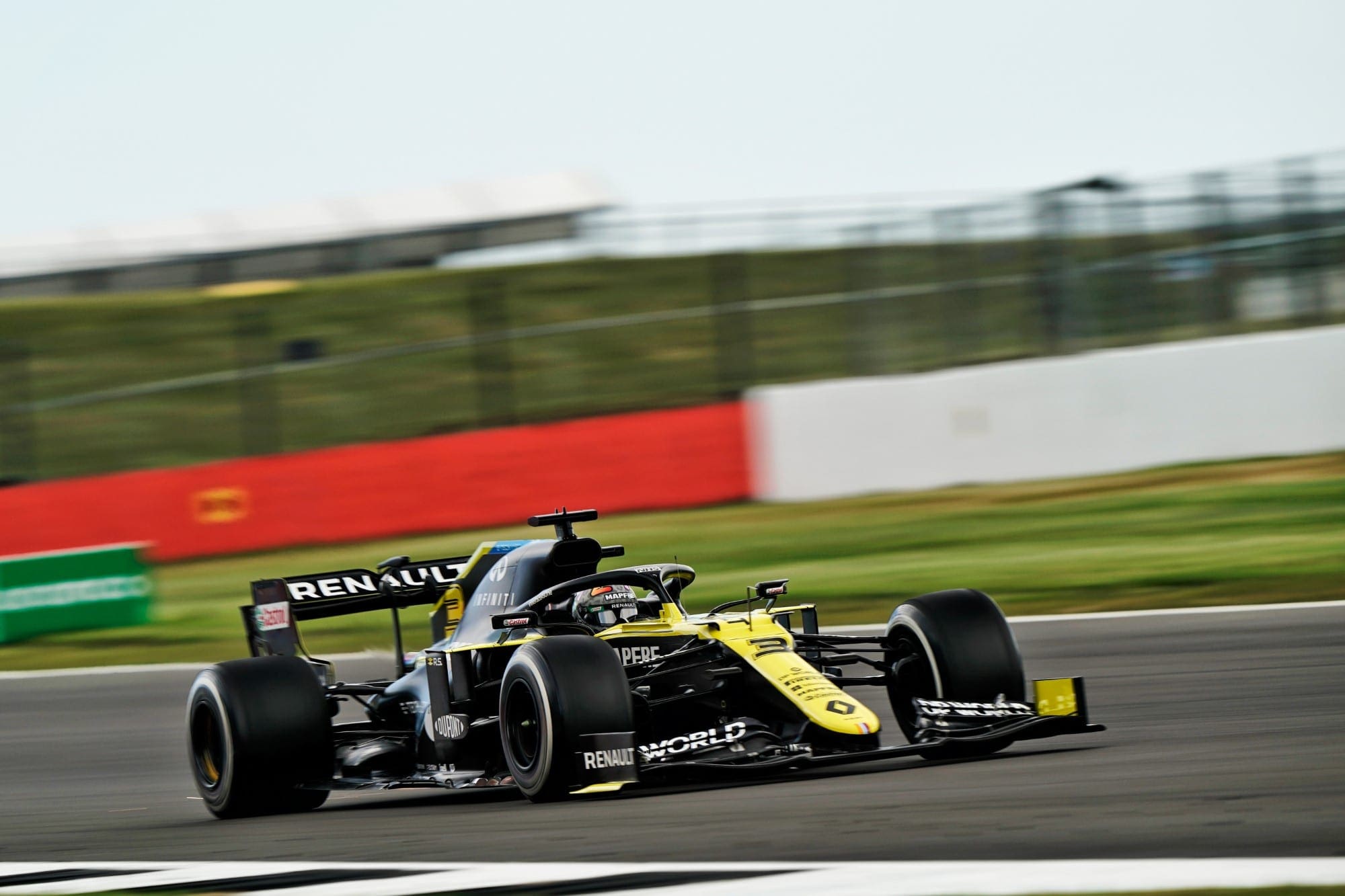 Galeria: confira as imagens dos treinos desta sexta-feira para o GP dos 70 Anos da F1 Daniel Ricciardo (Renault) GP dos 70 Anos da F1 2020