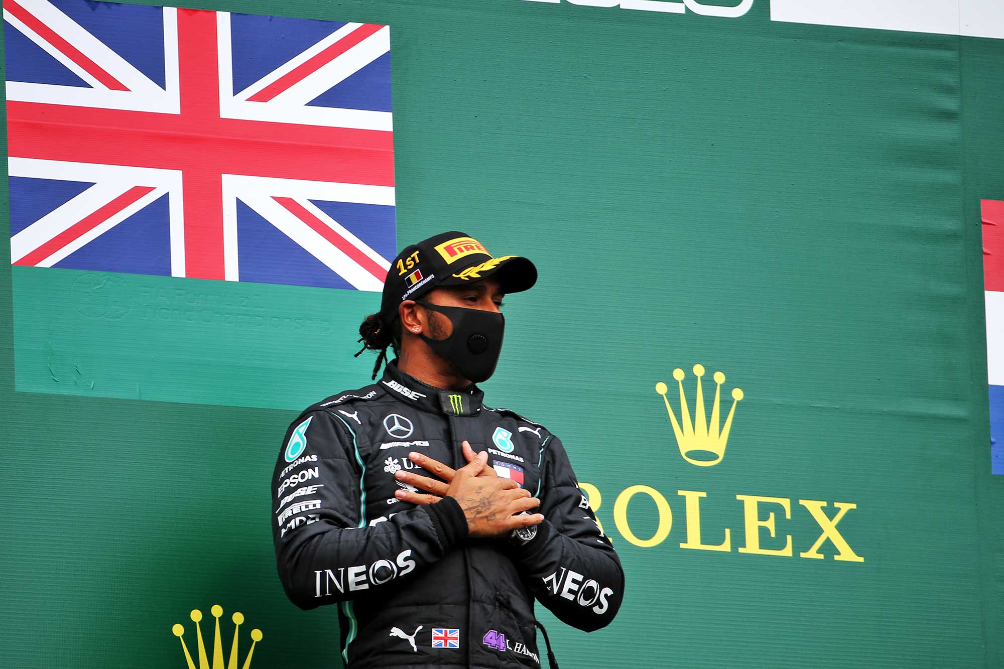 Lewis Hamilton (Mercedes) GP da Bélgica F1 2020