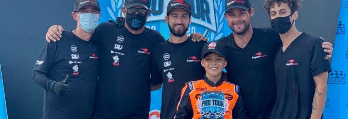 Kart: Augustus Toniolo é vice-campeão em etapa final do SKUSA Pro Tour nos EUA