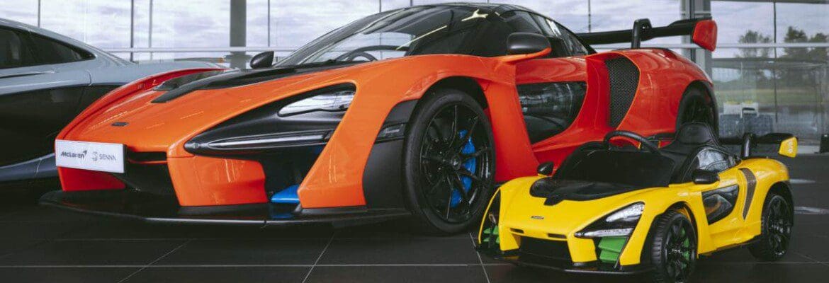 McLaren Senna 'Ride-On' é o mais recente lançamento no setor de brinquedos elétricos em 2020