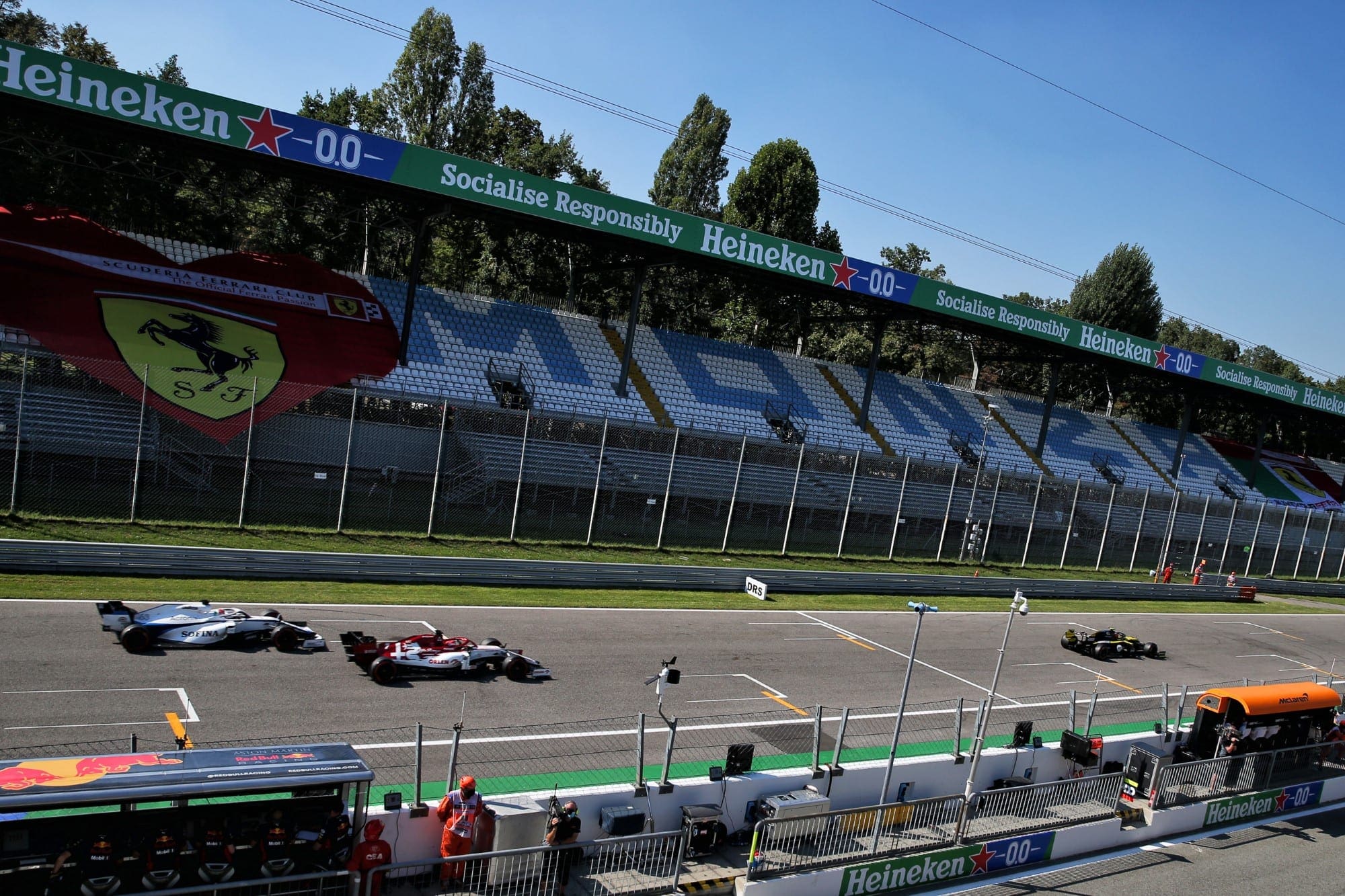 Galeria: confira as imagens da qualificação para o GP da Itália Kimi Raikkonen (Alfa Romeo) GP da Itália F1 2020