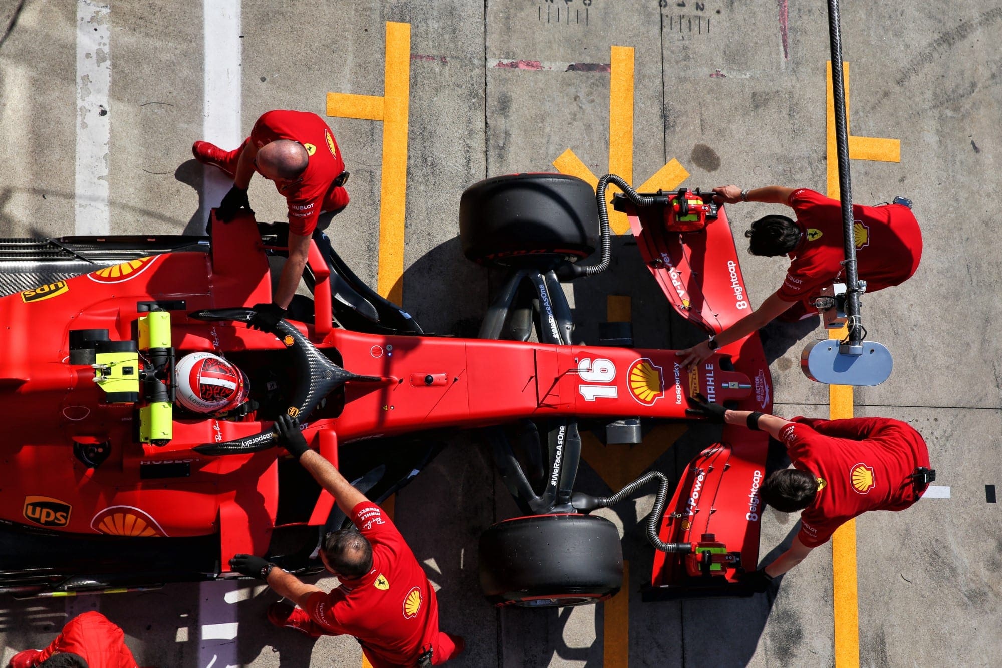 Galeria: confira as imagens da qualificação para o GP da Itália Charles Leclerc (Ferrari) GP da Itália F1 2020