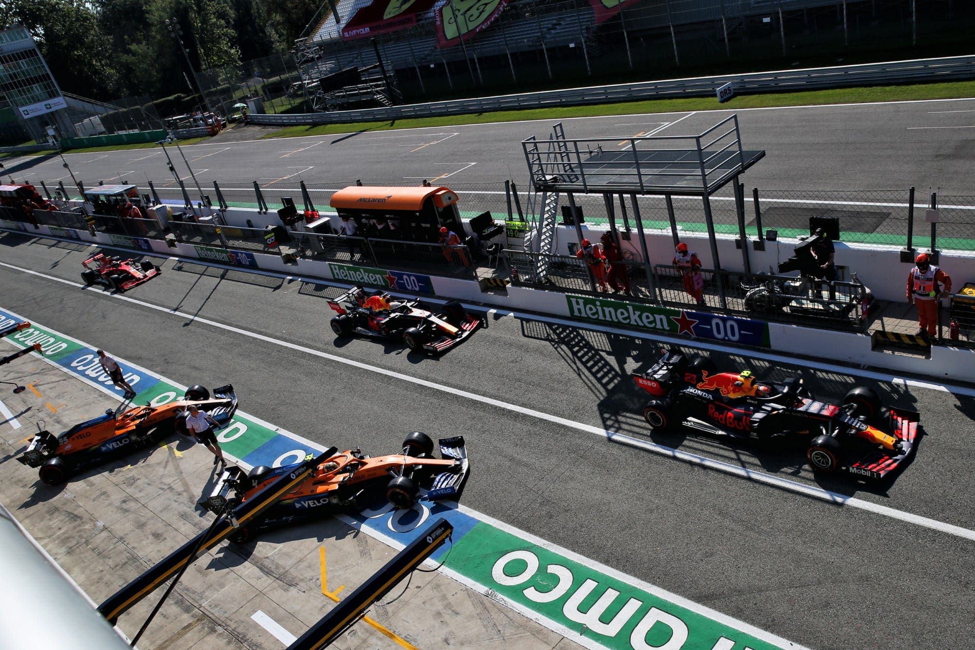 Galeria: confira as imagens da qualificação para o GP da Itália Alexander Albon, Max Verstappen e Lando Norris - GP da Itália F1 2020
