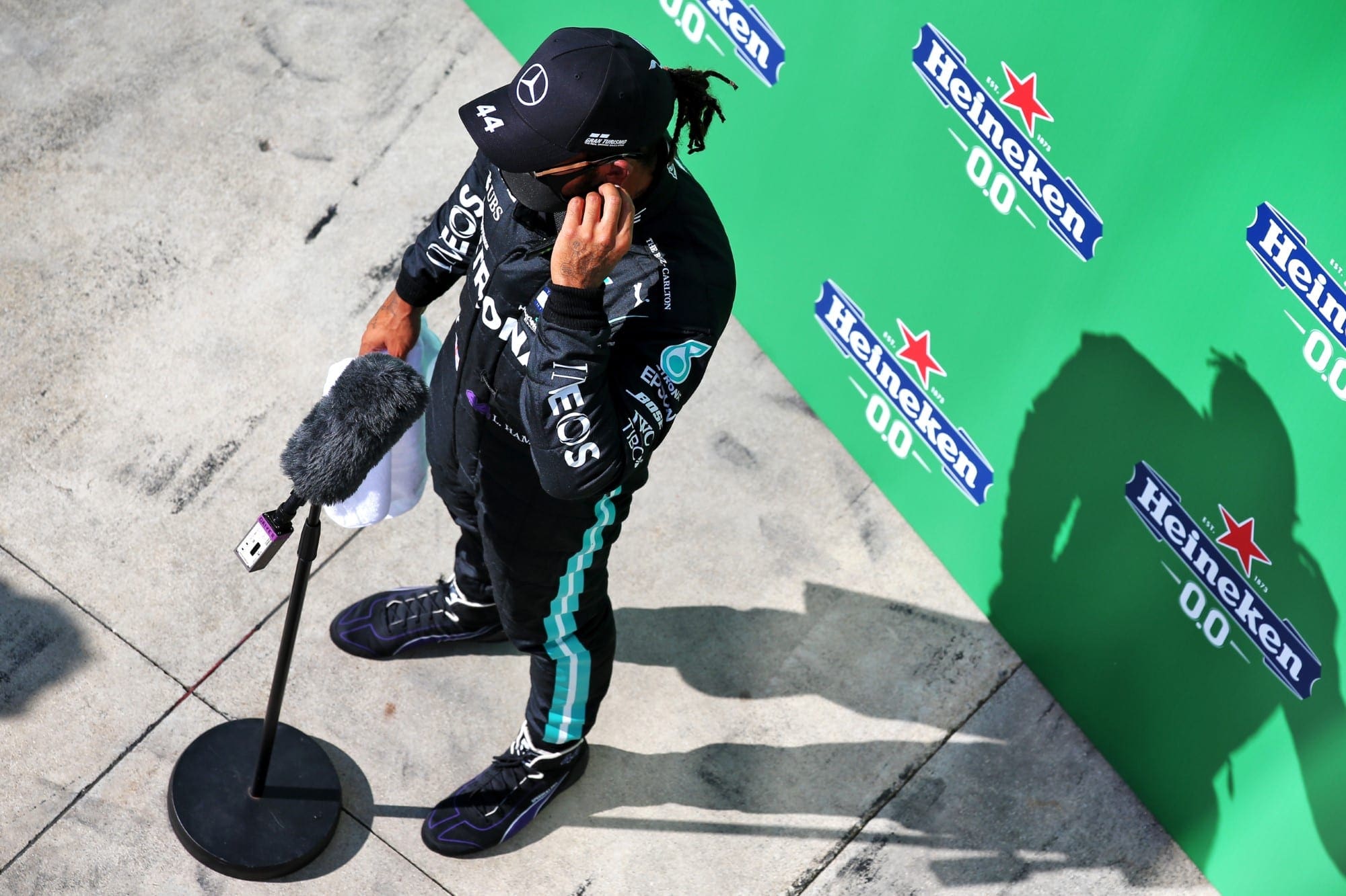 Galeria: confira as imagens da qualificação para o GP da Itália Lewis Hamilton (Mercedes) GP da Itália F1 2020