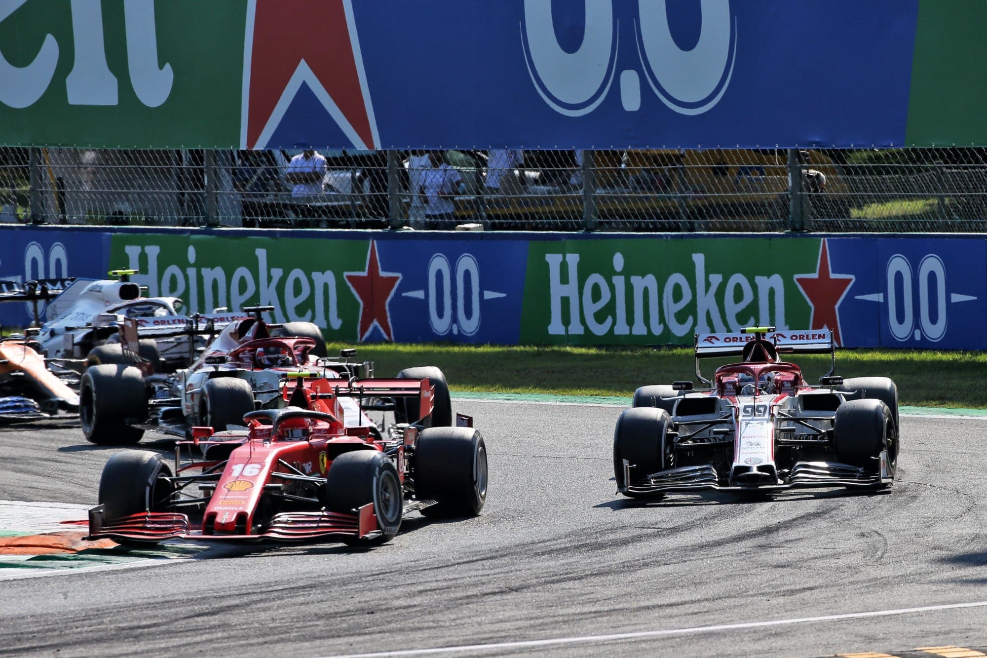 Leclerc e Giovinazzi - GP da Itália F1 2020