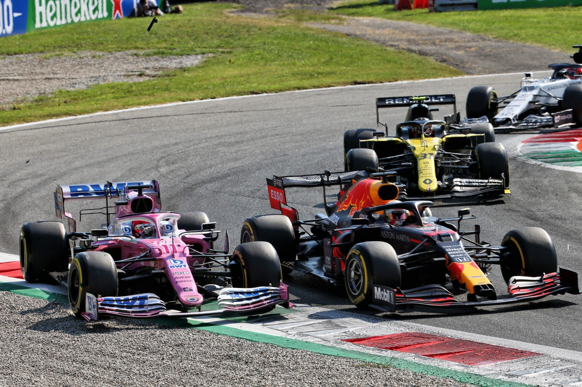 Max Verstappen e Sergio Perez - GP da Itália F1 2020