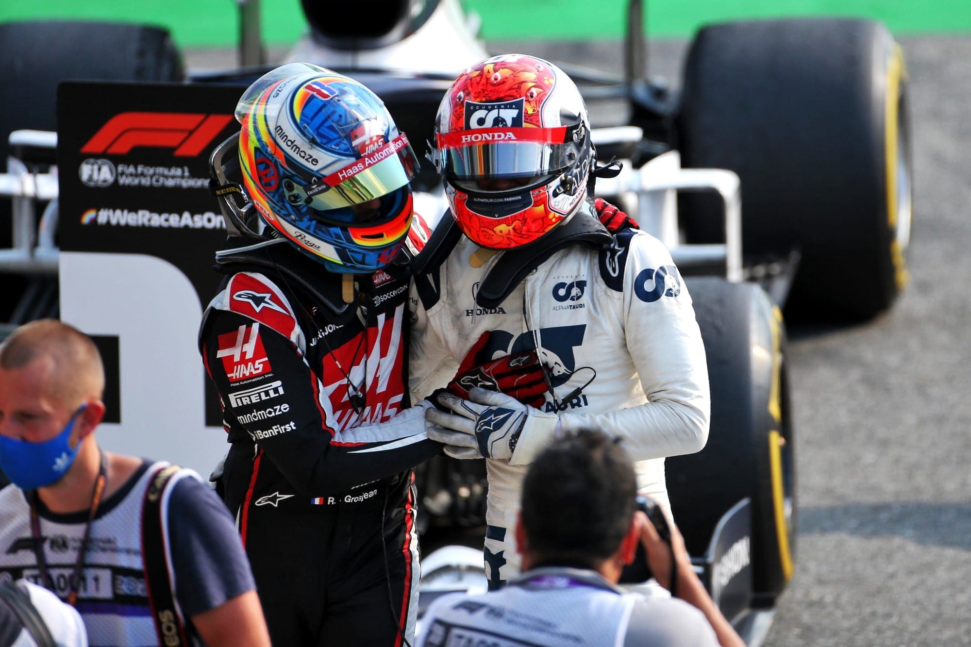 Grosjean e Gasly - GP da Itália F1 2020