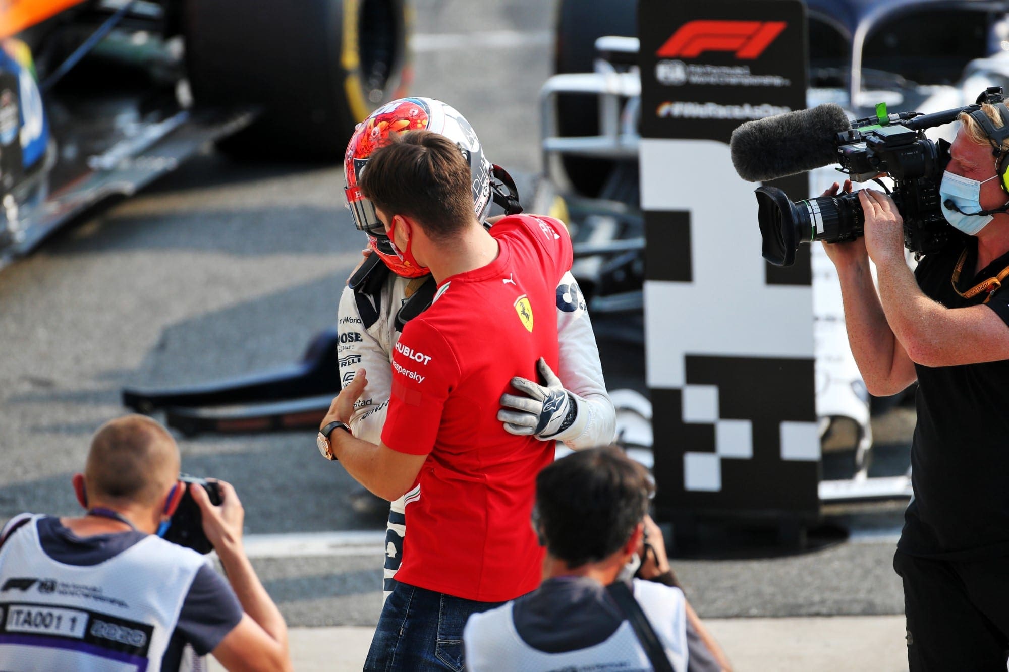 Gasly e Leclerc - GP da Itália F1 2020