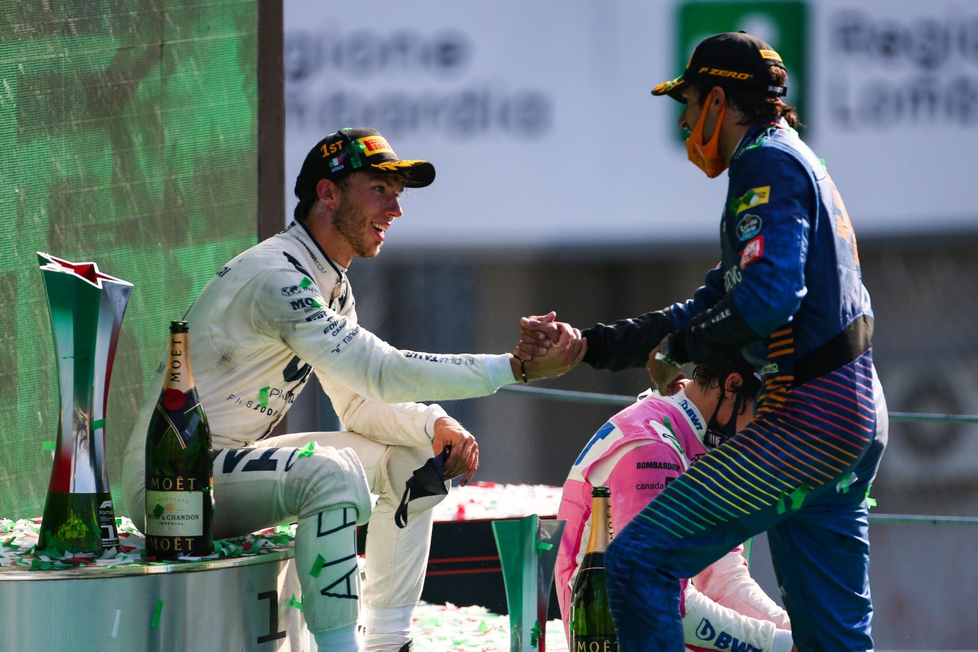 Gasly e Sainz - GP da Itália F1 2020