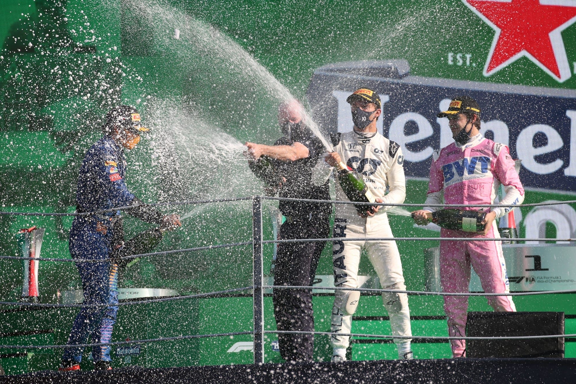 Pódio - GP da Itália F1 2020
