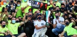 Galeria: confira as imagens da vitória de Gasly no GP da Itália de F1