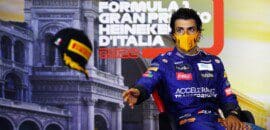 Sainz irritado com a situação de Perez na F1