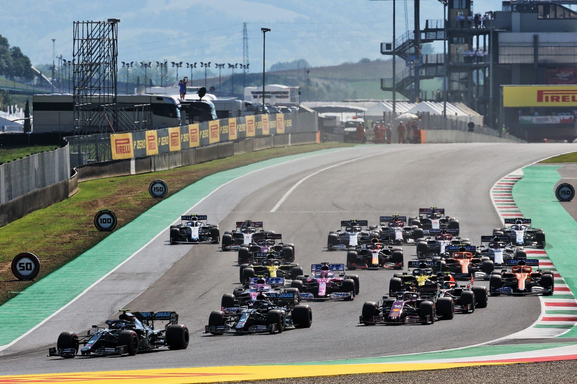 Largada - GP da Toscana F1 2020