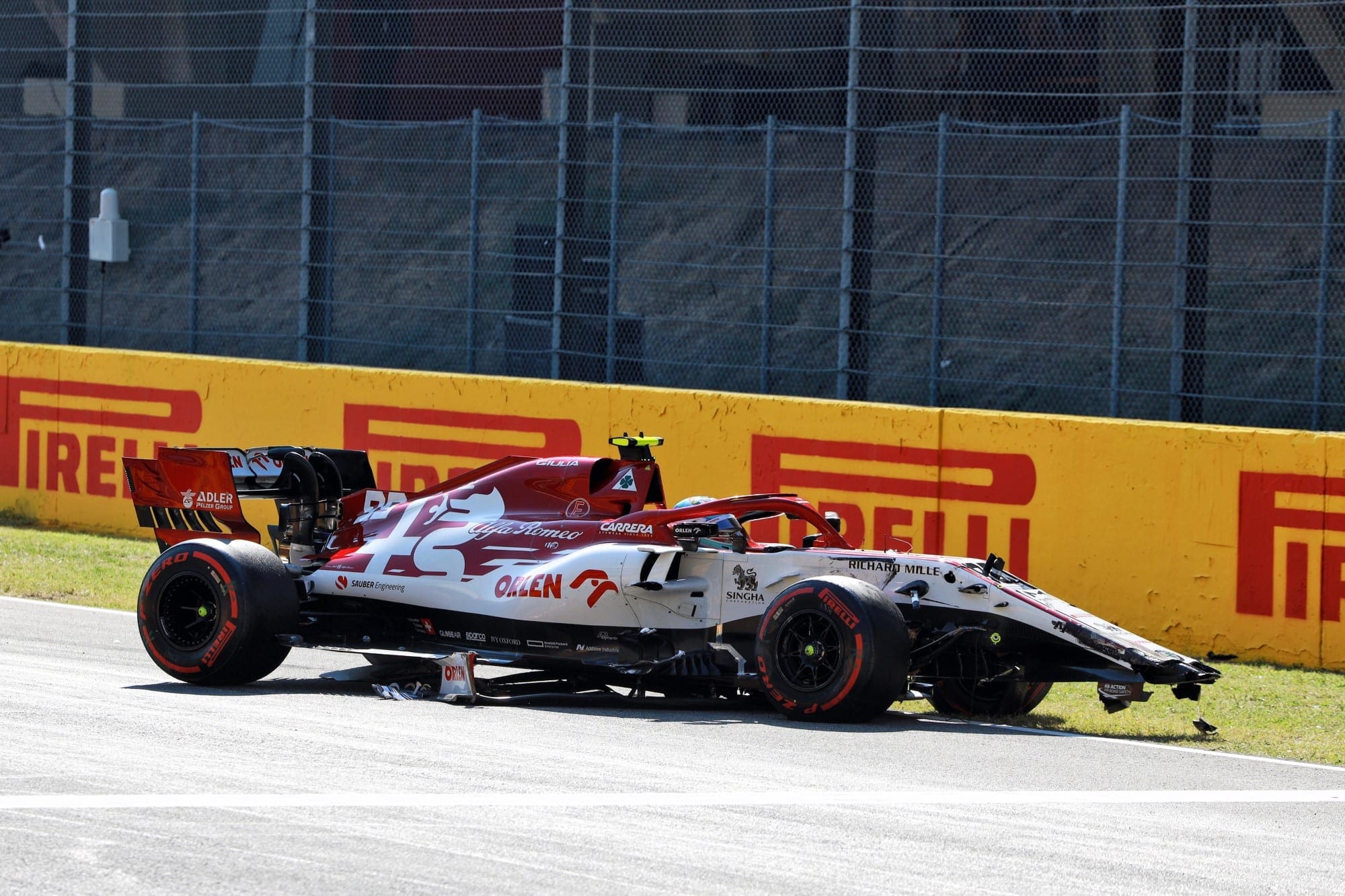 Antonio Giovinazzi - Acidente - GP da Toscana F1 2020
