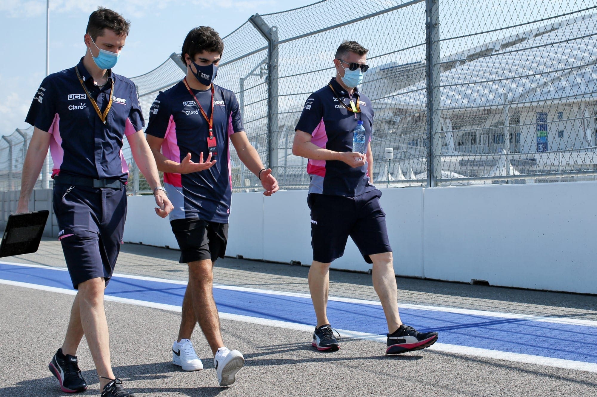 Galeria: confira as imagens desta quinta-feira da F1 na Rússia Lance Stroll (Racing Point) GP da Rússia F1 2020