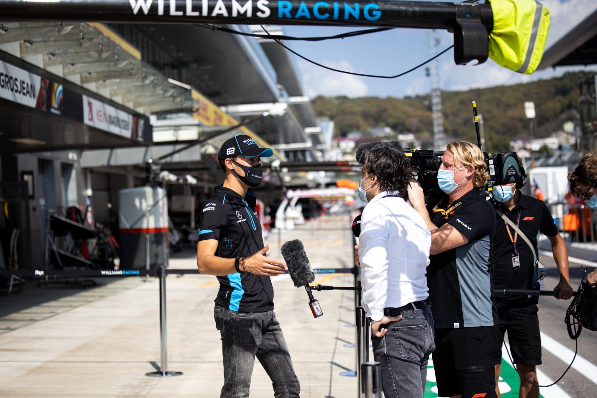 Galeria: confira as imagens desta quinta-feira da F1 na Rússia George Russell (Williams) GP da Rússia F1 2020