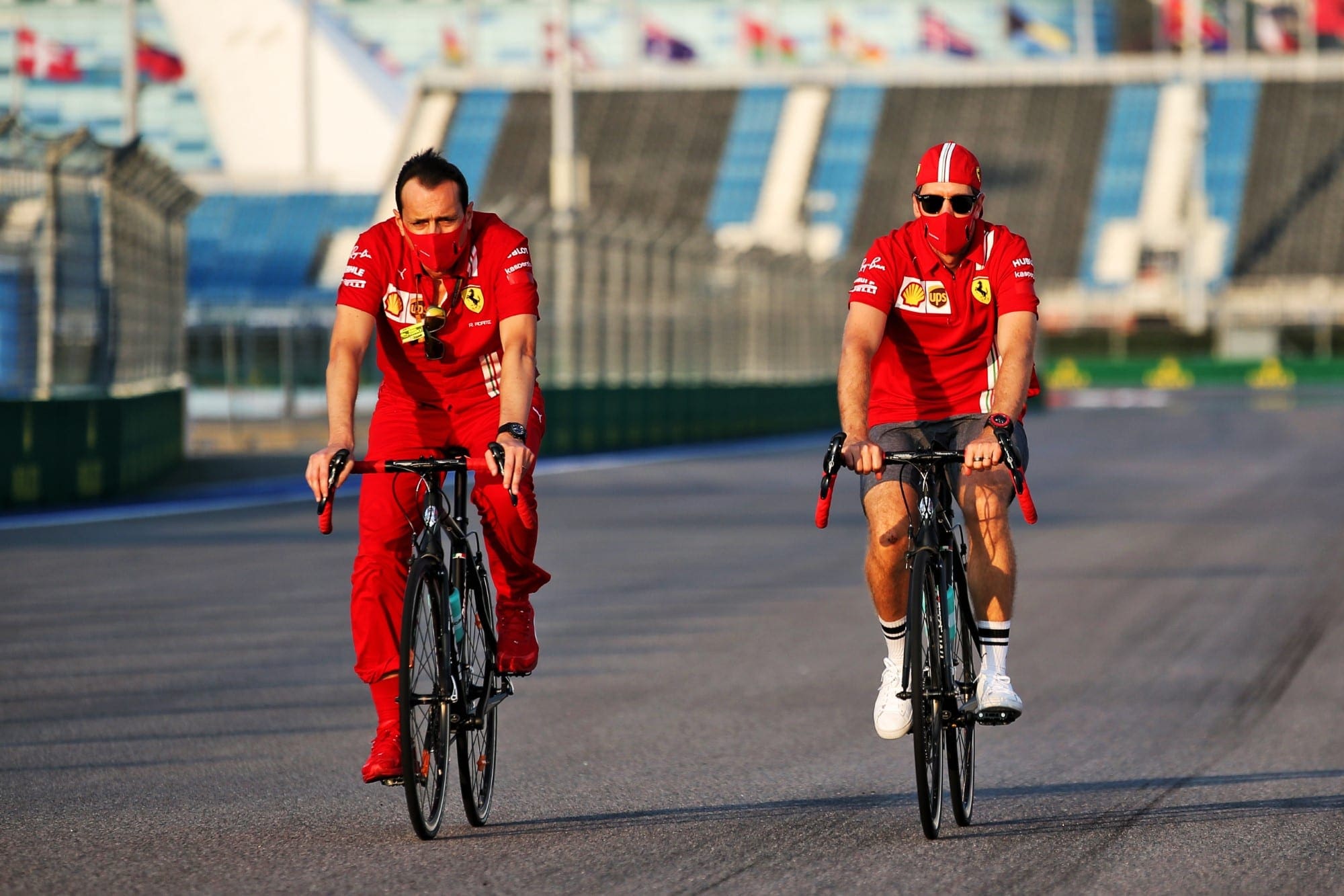 Galeria: confira as imagens desta quinta-feira da F1 na Rússia Sebastian Vettel (Ferrari) GP da Rússia F1 2020
