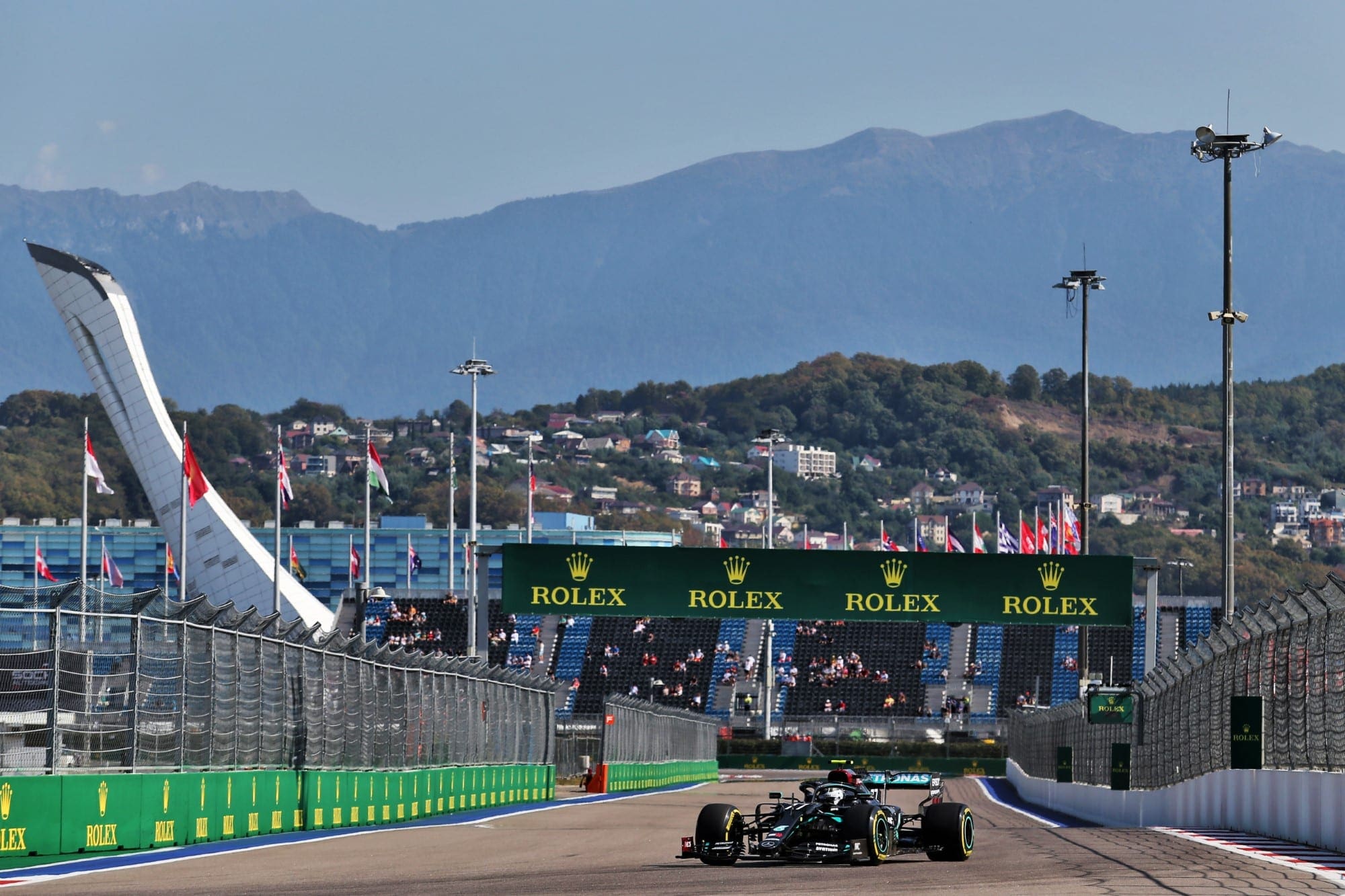 Galeria: confira as imagens dos primeiros treinos para o GP da Rússia de F1 Valtteri Bottas (Mercedes) GP da Rússia F1 2020