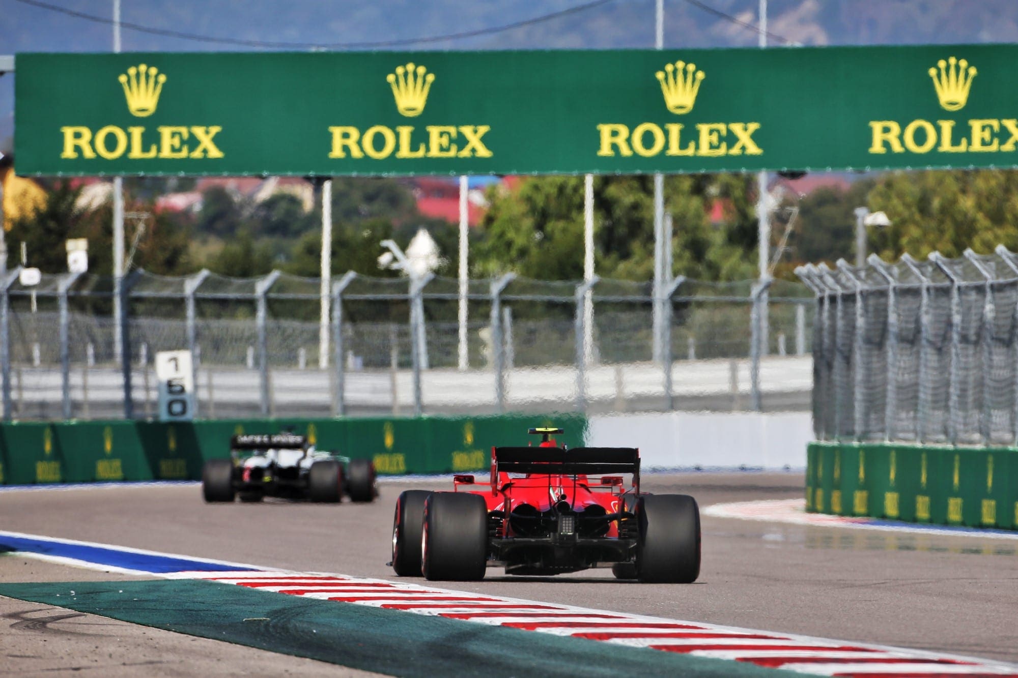 Galeria: confira as imagens dos primeiros treinos para o GP da Rússia de F1 Charles Leclerc (Ferrari) GP da Rússia F1 2020