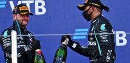 Muito assunto na internet com Hamilton e Bottas depois do GP da Rússia