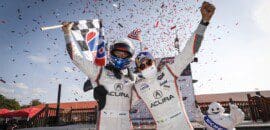 Castroneves e Taylor conquistam a terceira vitória consecutiva em Mid-Ohio
