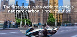 Fórmula E se torna primeiro esporte mundial a zerar as emissões líquidas de carbono