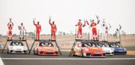 Neugebauer e Zonta convertem pole em vitória nos 300 km de Porsche no Velocitta