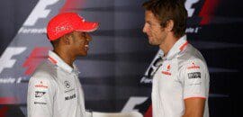 Button sobre Hamilton: “Trabalhei muito para vencê-lo”