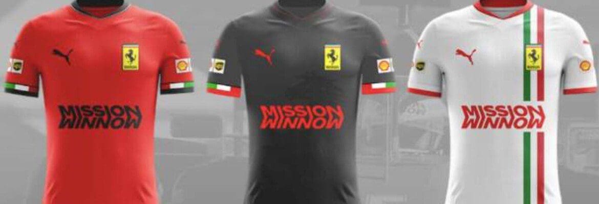 Equipes de F1 ganham uniformes de futebol nas redes sociais