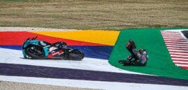 Quartararo atribui queda a juventude: “não dá para comprar experiência”