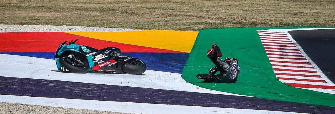 Quartararo atribui queda a juventude: “não dá para comprar experiência”