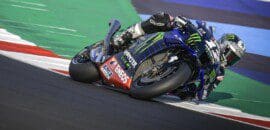 Viñales lidera teste da MotoGP em Misano; Morbidelli se sente mal e não treina