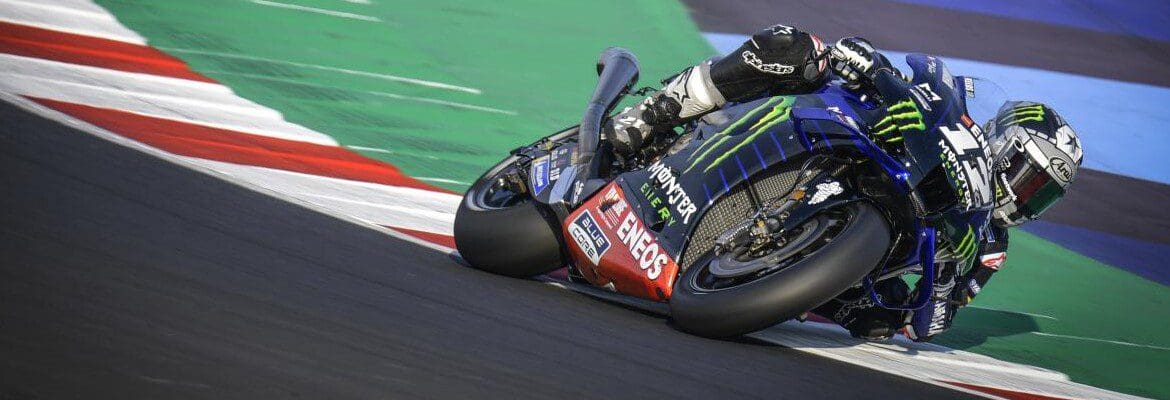 Viñales lidera teste da MotoGP em Misano; Morbidelli se sente mal e não treina