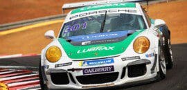 Campeões do Sertões, Guiga Spinelli e Lucas Moraes estreiam com pódio na Porsche