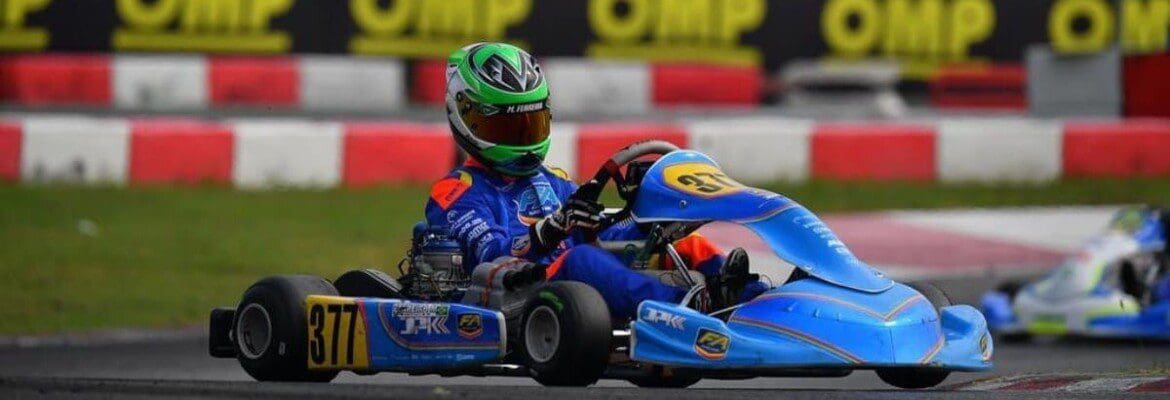 Matheus Ferreira é destaque no retorno às pistas da Europa com boa evolução no WSK